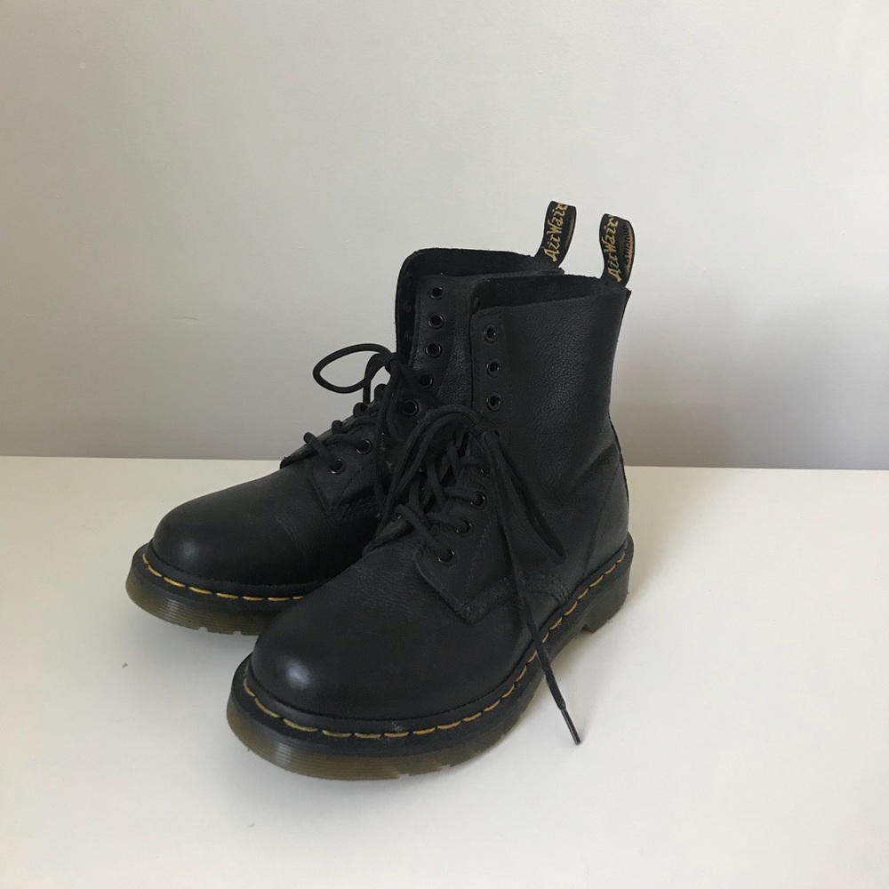 Worn Once Black Dr Martens Boots